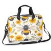 Adornori Cute Bee Laptop Bag 15.6 Inch Laptop Sleeve Case with Shoulder Straps Floral Bee Computer Case Cover Slim Briefcase for Men Women view 1