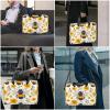 Adornori Cute Bee Laptop Bag 15.6 Inch Laptop Sleeve Case with Shoulder Straps Floral Bee Computer Case Cover Slim Briefcase for Men Women view 2