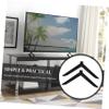 Lurrose Universal TV Stand Base for Tabletop Televisions Replacement Feet Reinforced Support for Stability Compatible LCD LED TVs Adjustable Height Design view 3
