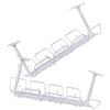 2Pcs Under Desk Wire Organizer Durable Cable Management Tray for Home Office Compact Design for Neat Wire Storage Easy Installation Space Saving for Clutter view 1