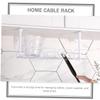 2Pcs Under Desk Wire Organizer Durable Cable Management Tray for Home Office Compact Design for Neat Wire Storage Easy Installation Space Saving for Clutter view 4