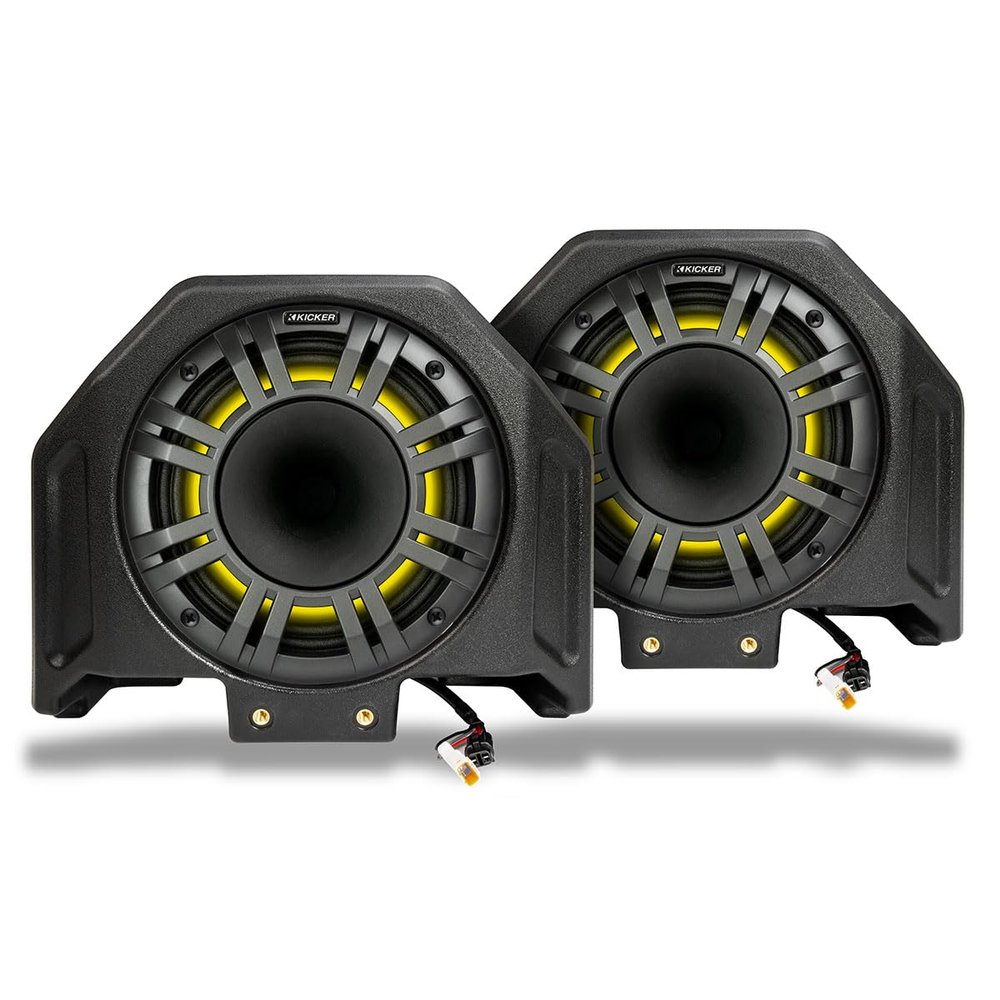 2020-2026 Polaris RZR Pro 6.5" Rear-Hump Speaker-Pods Compatible with RZR Pro R, Pro S and Pro XP | Build an Audio System or Upgrading your Factory Speakers (250-RZ6-B65KH (Kicker KMLH 300w Speaker))