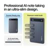 LIMU AI Voice Recorder, German Design AI Note Taking Device with GPT-5.5, Wireless Charging Audio Recorder, Transcribe, Summarize, MindMap, 125 Language, AI Assistant for Meetings, Calls, Lectures view 2