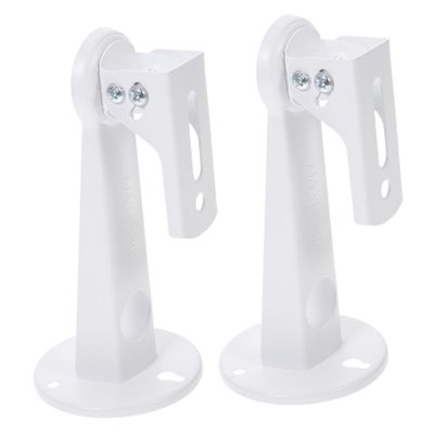 2Pcs Wall Mount Bracket Rotatable Holder for Home Weather Resistant Design Easy Installation with Screw Accessories Suitable for Various