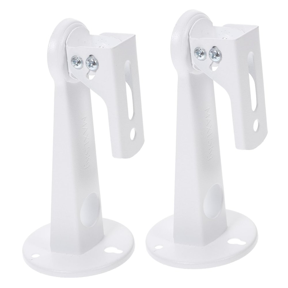 2Pcs Wall Mount Bracket Rotatable Holder for Home Weather Resistant Design Easy Installation with Screw Accessories Suitable for Various