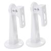 2Pcs Wall Mount Bracket Rotatable Holder for Home Weather Resistant Design Easy Installation with Screw Accessories Suitable for Various view 1
