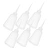 6 Pack Plastic Glue Applicator Bottles for Craft Projects view 1