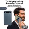 LIMU AI Voice Recorder with App Control - Ultra Slim 64GB AI Note Taking Device - ChatGPT 5 Translation, Summaries & Mind Maps (125 Languages), 400 Min/Month, Digital Audio Recorder with Transcription view 2