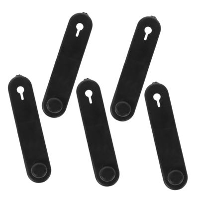 Cabilock 5Pcs Silicone Cable Tie for Motorcycle Throttle Wires Brake Line Organization Flexible Tension Strap for Secure Cable Management Durable Versatile for Scooters and Bikes