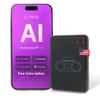 LIMU AI Voice Recorder with App Control - 13h Recording Device, 64GB AI Note Taking Device - GPT 5 Translation, Summaries & Mind Maps (125 Languages), 400 Min/Month, Audio Recorder with Transcription view 1