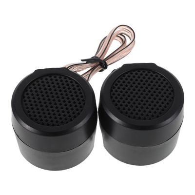 1 Pair High Frequency Tweeters for Car Audio System Round Loud Speakers Easy Install Stereo Speakers Durable Construction for Enhanced Driving Experience