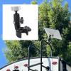 ANGGREK Adjustable Clamp Mount for Mini, Pole Clamp Mount Adjustable Clamp Mount for Outdoor Portable Use (Silver) view 3