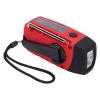 GOWENIC Hand Crank Emergency, Portable FM Weather with LED Flashlight, 2000mAh Power Phone Charger, USB Charged and Solar Power for Camping, Emergency (Red) view 1
