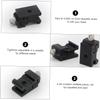 POPETPOP 8pcs Adjustable Cold Shoe Mount Adapter Set with Tripod Base for DSLR Camera and Flash Compatible with Light Stands and Photography Equipment view 4