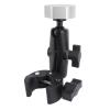 Bnineteenteam RV Ladder Mount RV Roof Mount Antenna Adjustable Clamp for Mini Satellite Dish with ABS Aluminum Alloy Dual Ball Head Fit for Yacht Rooftop (Silver) view 2