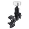 Bnineteenteam RV Ladder Mount RV Roof Mount Antenna Adjustable Clamp for Mini Satellite Dish with ABS Aluminum Alloy Dual Ball Head Fit for Yacht Rooftop (Silver) view 4