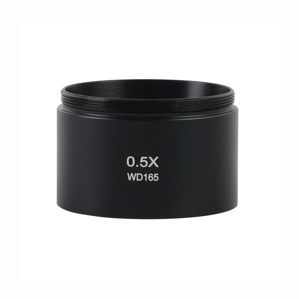 Lab Microscope Accessories 0.3X 0.5X 0.7X 0.75X 1X 1.5X 2X Trinocular Stereo Microscope Objective Lens(0.5X 2.0X)