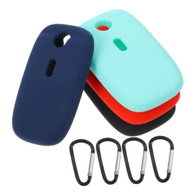DOITOOL 4Pcs Portable Tracer Cases Shockproof Protective Sleeves for Tile Pro Stylish Silicone Covers and for Friends