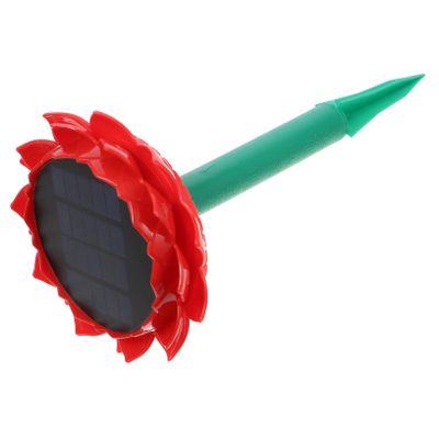 DOITOOL Solar Powered Waterproof Outdoor Wireless Speaker Lotus Flower Music Player for Garden and Courtyard for Meditation and Relaxation