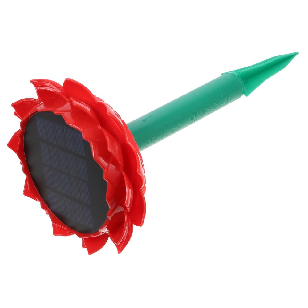 DOITOOL Solar Powered Waterproof Outdoor Wireless Speaker Lotus Flower Music Player for Garden and Courtyard for Meditation and Relaxation
