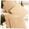 DirectNine Basics 25Pcs Kraft CD Envelopes Portable Storage Pockets for and Dvds Multi Function Sealing Covers for Home Travel and Collectors view 2