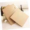 DirectNine Basics 25Pcs Kraft CD Envelopes Portable Storage Pockets for and Dvds Multi Function Sealing Covers for Home Travel and Collectors view 3