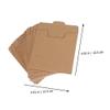 DirectNine Basics 25Pcs Kraft CD Envelopes Portable Storage Pockets for and Dvds Multi Function Sealing Covers for Home Travel and Collectors view 4