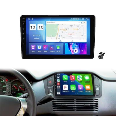 ASHOIH 9 Inch Touchscreen Car Stereo Radio for Honda Pilot 2003 2004 2005, Supports Bluetooth, GPS, CarPlay, Android Auto, Reverse Camera(Size:8 Core 2+32 G M200S)