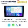 ASHOIH 9 Inch Touchscreen Car Stereo Radio for Honda Pilot 2003 2004 2005, Supports Bluetooth, GPS, CarPlay, Android Auto, Reverse Camera(Size:8 Core 2+32 G M200S) view 2