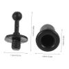 SUPVOX 20 Sets Speaker Grill Guides Plastic Snap Buttons for DIY Acoustic Mesh Clips Speaker Parts Accessories for Car Sturdy and Easy to Install view 2