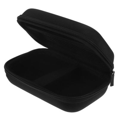 Balacoo Portable Eva Storage Case for Mini Printers and External Hard Drives Durable Tech Organizer with Mesh Pocket for Travel and Events Black