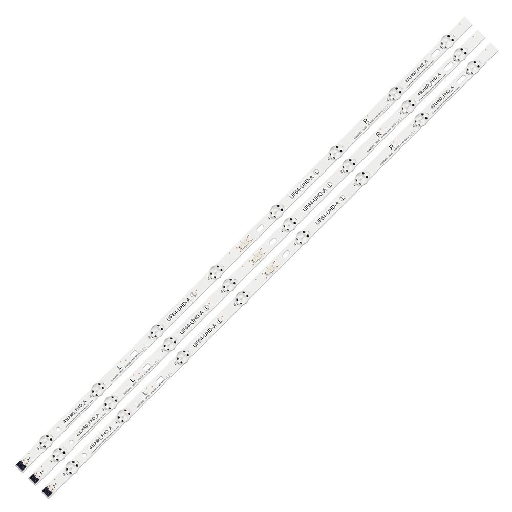 VEPKZFZNTC LED Backlight Strip(3) for UF64_UHD_A 43UH603V 43UH610V 43UF6407 43UH619V 43UF6409 43UH6030 43UF640 43UF640V HC430DGN-SLNX1