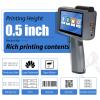 ZHONGMIN Handheld Inkjet Printer with 42ml Quick-Drying Ink Cartridge for Text/Date/Barcode/Logo, Metal Body, 4.3" Touch Screen, Print Height 0.08"-0.5", Portable Industrial Coding Machine ZM-C120L view 2