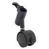 3pcs 16MM Light Stand Wheels with Brake, 360 Rotating, Quiet, Easy Install, Tripod Casters for Live Photography, Floor Friendly, PP Material view 2