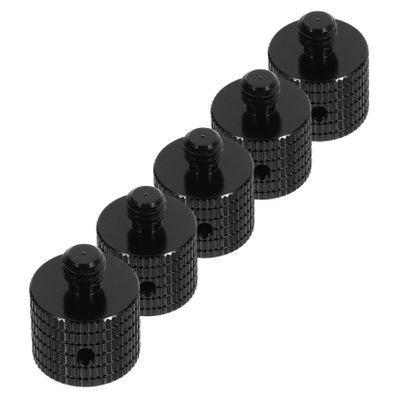 5Pcs Aluminum Alloy Camera Screw Adapters to Tripod Mounting Screws for Videography Quick Installation Durable and Reliable Camera Adapter for Shooting and Live Streaming