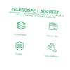 Angoily Telescope T Adapter Durable Camera Adapter for DSLR Telescope Mount for Astrophotography Compatible with Lenses view 4