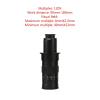 Microscope 100X 130X 180X 200X 300X 500X Adjustable Continuous Zoom C Mount Optical Lens for Industry Video Microscope Camera(120X) view 2