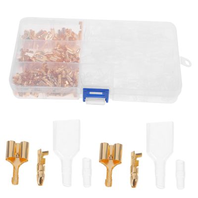 1Set Bullet Crimp Terminals Kit Insulated Male Female Connectors for Automotive Motorcycle Durable Wire Terminals Easy Installation Reliable Electrical