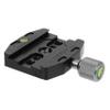 POPETPOP Quick Release Plate Clamp Seat for Camera Tripod Ballhead Qr Plate Adapter Aluminum Alloy Mounting Clamp view 1