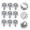 100Pcs Server Rack Screws Clip Nuts Plated Rack Mount Screws for Network Equipment Installation Durable and view 3