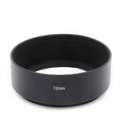 37 39 40.5 43 46 49 52 55 58 62 67 72 77 82mm Cylindrical Metal Lens Hoods for Photographers and Videographers