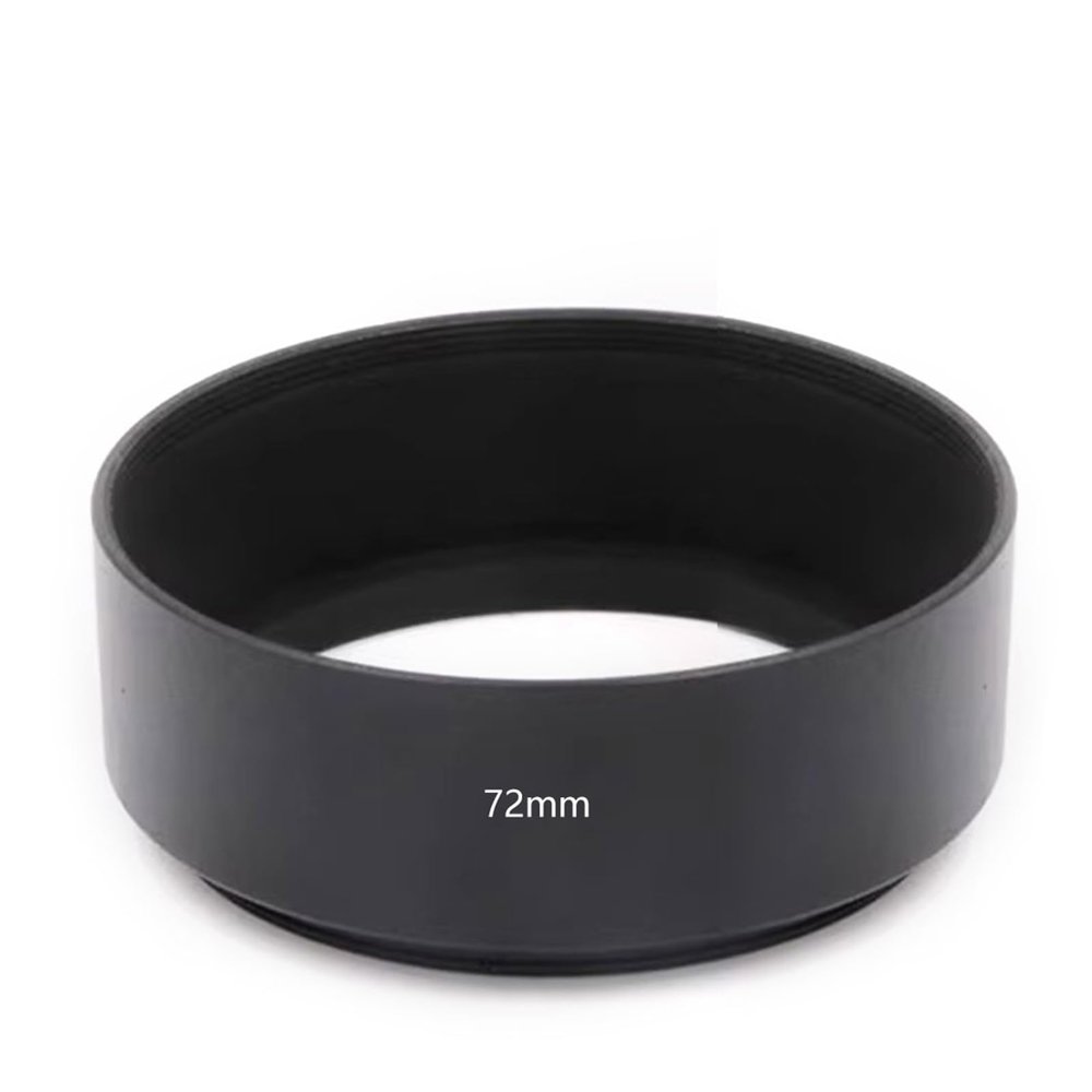37 39 40.5 43 46 49 52 55 58 62 67 72 77 82mm Cylindrical Metal Lens Hoods for Photographers and Videographers