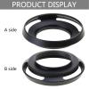 39mm Lens, Metal Screw-in Mount Camera Curved Tilted Vented 39mm Filter Thread Black view 3