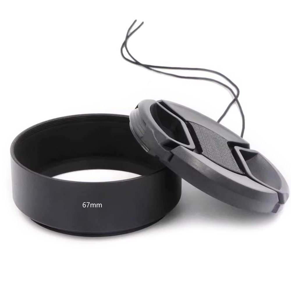 37 39 40.5 43 46 49 52 55 58 62 67 72 77 82mm Cylindrical Metal Lens Hoods for Photographers and Videographers