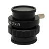 1pc 1/3X Adapter for Simul Focal Trinocular Stereo Microscope HDMI VGA USB Video Camera 0.35X C Mount Lens Adapter view 1