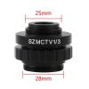 1pc 1/3X Adapter for Simul Focal Trinocular Stereo Microscope HDMI VGA USB Video Camera 0.35X C Mount Lens Adapter view 2