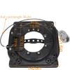 360 Degree Rotatable Heavy Duty Seat Swivel Base with Control Switch 3.0mm Steel Plate for RV Van Camper Boat view 2