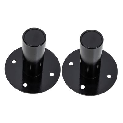2Pcs Speaker Brackets Durable Speaker Holder Trays for Home Theater Sturdy Metal Speaker Base Accommodates Speaker Types Practical Support for Long Term Use