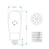 6SN7 Tube Replaces 6N8P 6H8C CV181 6SN7GT HiFi Audio Amplifier kit(4pcs Matched Quad) view 2