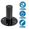 2Pcs Metal Speaker Base Stands Durable Support for Home Theater and Satellite Speakers Floor Protector Feet for Secure Mounting and Stability view 3